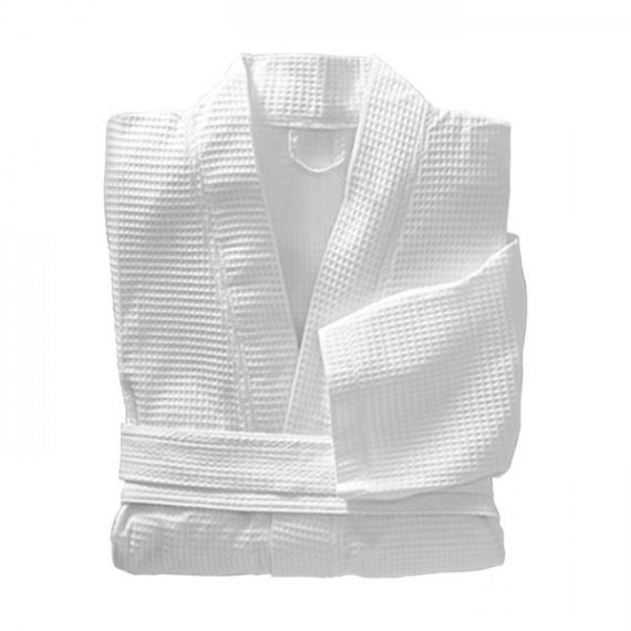 Халат вафельный «кимоно» 48-50 размер (Россия) — купить оптом для отелей